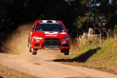 1;31-July-2010;APRC;Asia-Pacific-Rally-Championship;Australia;Chris-Murphy;Evo-10;Imbil;Katsu-Taguchi;Mitsubishi-Lancer;Mitsubishi-Lancer-Evolution-X;QLD;Queensland;Sunshine-Coast;Team-MRF;auto;motorsport;racing;super-telephoto