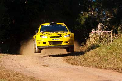 2;31-July-2010;APRC;Asia-Pacific-Rally-Championship;Australia;Chris-Atkinson;Imbil;Proton-Satria-Neo-S2000;QLD;Queensland;Stephane-Prevot;Sunshine-Coast;auto;motorsport;racing;super-telephoto