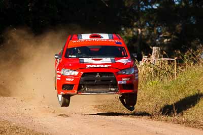 3;31-July-2010;APRC;Asia-Pacific-Rally-Championship;Australia;Evo-10;Gaurav-Gill;Glen-Macneall;Imbil;Mitsubishi-Lancer;Mitsubishi-Lancer-Evolution-X;QLD;Queensland;Sunshine-Coast;Team-MRF;auto;motorsport;racing;super-telephoto