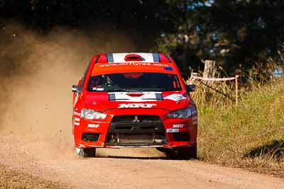 3;31-July-2010;APRC;Asia-Pacific-Rally-Championship;Australia;Evo-10;Gaurav-Gill;Glen-Macneall;Imbil;Mitsubishi-Lancer;Mitsubishi-Lancer-Evolution-X;QLD;Queensland;Sunshine-Coast;Team-MRF;auto;motorsport;racing;super-telephoto