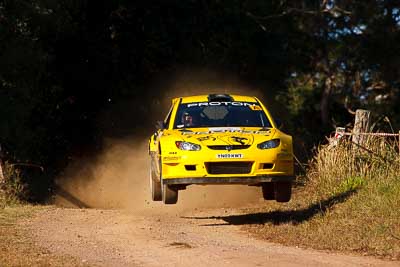 4;31-July-2010;APRC;Alister-McRae;Asia-Pacific-Rally-Championship;Australia;Bill-Hayes;Imbil;Proton-Satria-Neo-S2000;QLD;Queensland;Sunshine-Coast;auto;motorsport;racing;super-telephoto