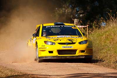 4;31-July-2010;APRC;Alister-McRae;Asia-Pacific-Rally-Championship;Australia;Bill-Hayes;Imbil;Proton-Satria-Neo-S2000;QLD;Queensland;Sunshine-Coast;auto;motorsport;racing;super-telephoto