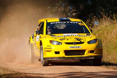 4;31-July-2010;APRC;Alister-McRae;Asia-Pacific-Rally-Championship;Australia;Bill-Hayes;Imbil;Proton-Satria-Neo-S2000;QLD;Queensland;Sunshine-Coast;auto;motorsport;racing;super-telephoto