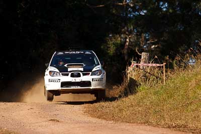 5;31-July-2010;APRC;Asia-Pacific-Rally-Championship;Australia;Brendan-Reeves;Imbil;QLD;Queensland;Rhianon-Smyth;Subaru-Impreza-WRX-STI;Sunshine-Coast;auto;motorsport;racing;super-telephoto