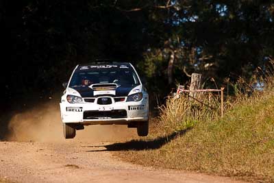 5;31-July-2010;APRC;Asia-Pacific-Rally-Championship;Australia;Brendan-Reeves;Imbil;QLD;Queensland;Rhianon-Smyth;Subaru-Impreza-WRX-STI;Sunshine-Coast;auto;motorsport;racing;super-telephoto