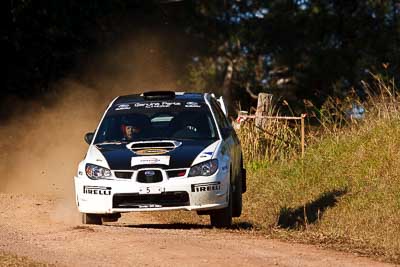 5;31-July-2010;APRC;Asia-Pacific-Rally-Championship;Australia;Brendan-Reeves;Imbil;QLD;Queensland;Rhianon-Smyth;Subaru-Impreza-WRX-STI;Sunshine-Coast;auto;motorsport;racing;super-telephoto