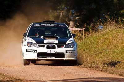 5;31-July-2010;APRC;Asia-Pacific-Rally-Championship;Australia;Brendan-Reeves;Imbil;QLD;Queensland;Rhianon-Smyth;Subaru-Impreza-WRX-STI;Sunshine-Coast;auto;motorsport;racing;super-telephoto