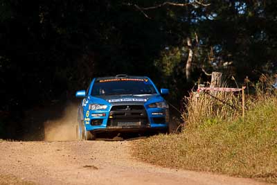 7;31-July-2010;APRC;Asia-Pacific-Rally-Championship;Australia;Evo-10;Glen-Raymond;Imbil;Matt-Raymond;Mitsubishi-Lancer;Mitsubishi-Lancer-Evolution-X;QLD;Queensland;Sunshine-Coast;auto;motorsport;racing;super-telephoto