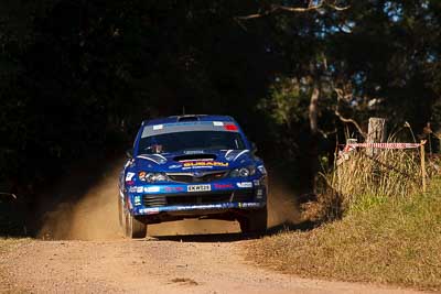 9;31-July-2010;APRC;Asia-Pacific-Rally-Championship;Australia;Ben-Searcy;Imbil;Jean‒Louis-Leyraud;QLD;Queensland;Subaru-Impreza-WRX-STI;Sunshine-Coast;auto;motorsport;racing;super-telephoto