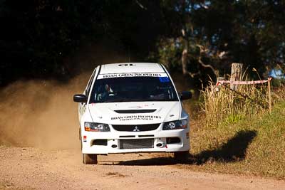 10;31-July-2010;APRC;Asia-Pacific-Rally-Championship;Australia;Brian-Green;Chris-Cobham;Evo-9;Imbil;Mitsubishi-Lancer;Mitsubishi-Lancer-Evolution-IX;QLD;Queensland;Sunshine-Coast;auto;motorsport;racing;super-telephoto