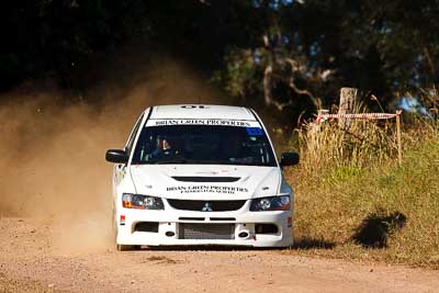 10;31-July-2010;APRC;Asia-Pacific-Rally-Championship;Australia;Brian-Green;Chris-Cobham;Evo-9;Imbil;Mitsubishi-Lancer;Mitsubishi-Lancer-Evolution-IX;QLD;Queensland;Sunshine-Coast;auto;motorsport;racing;super-telephoto