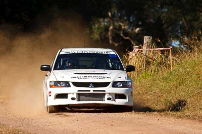 10;31-July-2010;APRC;Asia-Pacific-Rally-Championship;Australia;Brian-Green;Chris-Cobham;Evo-9;Imbil;Mitsubishi-Lancer;Mitsubishi-Lancer-Evolution-IX;QLD;Queensland;Sunshine-Coast;auto;motorsport;racing;super-telephoto