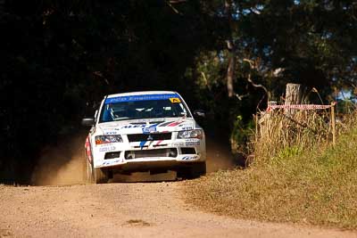 11;31-July-2010;APRC;Asia-Pacific-Rally-Championship;Atsushi-Masumura;Australia;Evo-7;Imbil;Mitsubishi-Lancer;Mitsubishi-Lancer-Evolution-VII;Osamu-Yoda;QLD;Queensland;Sunshine-Coast;Super-Alex-Troop;auto;motorsport;racing;super-telephoto