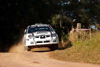 14;31-July-2010;ARC;Australia;Australian-Rally-Championship;Imbil;QLD;Queensland;Simon-Evans;Subaru-Impreza-WRX;Sue-Evans;Sunshine-Coast;auto;motorsport;racing;super-telephoto