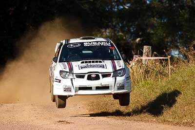 14;31-July-2010;ARC;Australia;Australian-Rally-Championship;Imbil;QLD;Queensland;Simon-Evans;Subaru-Impreza-WRX;Sue-Evans;Sunshine-Coast;auto;motorsport;racing;super-telephoto