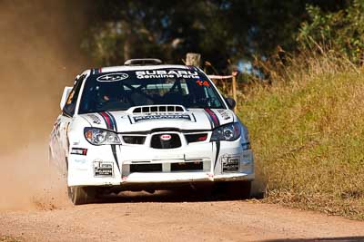 14;31-July-2010;ARC;Australia;Australian-Rally-Championship;Imbil;QLD;Queensland;Simon-Evans;Subaru-Impreza-WRX;Sue-Evans;Sunshine-Coast;auto;motorsport;racing;super-telephoto