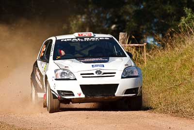 15;31-July-2010;ARC;Australia;Australian-Rally-Championship;Imbil;QLD;Queensland;Rebecca-Smart;Ryan-Smart;Sunshine-Coast;Toyota-Corolla-Sportivo;auto;motorsport;racing;super-telephoto