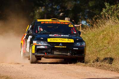 17;31-July-2010;ARC;Australia;Australian-Rally-Championship;Evo-10;Imbil;Lee-Tierney;Mark-Pedder;Mitsubishi-Lancer;Mitsubishi-Lancer-Evolution-X;Pedders-Suspension;QLD;Queensland;Sunshine-Coast;auto;motorsport;racing;super-telephoto