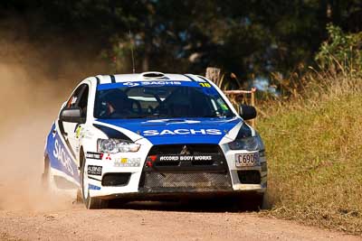 18;31-July-2010;ARC;Australia;Australian-Rally-Championship;Evo-10;Imbil;John-McCarthy;Mitsubishi-Lancer;Mitsubishi-Lancer-Evolution-X;QLD;Queensland;Sachs-Rally-Team;Steven-Shepheard;Sunshine-Coast;auto;motorsport;racing;super-telephoto