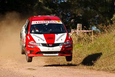 19;31-July-2010;ARC;Australia;Australian-Rally-Championship;Eli-Evans;Glen-Weston;Honda-Civic-Type-R;Imbil;QLD;Queensland;Sunshine-Coast;auto;motorsport;racing;super-telephoto