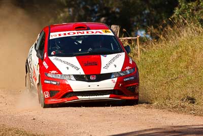 19;31-July-2010;ARC;Australia;Australian-Rally-Championship;Eli-Evans;Glen-Weston;Honda-Civic-Type-R;Imbil;QLD;Queensland;Sunshine-Coast;auto;motorsport;racing;super-telephoto