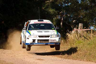 23;31-July-2010;ARC;Australia;Australian-Rally-Championship;Bruce-Fullerton;Evo-6;Hugh-Reardon‒Smith;Imbil;Mitsubishi-Lancer;Mitsubishi-Lancer-Evolution-VI;QLD;Queensland;Sunshine-Coast;auto;motorsport;racing;super-telephoto