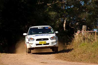 26;31-July-2010;ARC;Australia;Australian-Rally-Championship;Imbil;John-Berne;QLD;Queensland;Subaru-Impreza-RS;Sunshine-Coast;Tony-Best;auto;motorsport;racing;super-telephoto