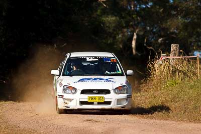 26;31-July-2010;ARC;Australia;Australian-Rally-Championship;Imbil;John-Berne;QLD;Queensland;Subaru-Impreza-RS;Sunshine-Coast;Tony-Best;auto;motorsport;racing;super-telephoto