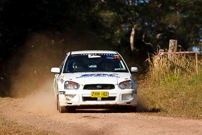 26;31-July-2010;ARC;Australia;Australian-Rally-Championship;Imbil;John-Berne;QLD;Queensland;Subaru-Impreza-RS;Sunshine-Coast;Tony-Best;auto;motorsport;racing;super-telephoto