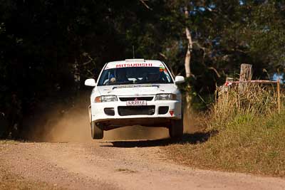 35;31-July-2010;Australia;Imbil;Joanne-ODell;Mitsubishi-Lancer-Evolution-I;QLD;QRC;Queensland;Queensland-Rally-Championship;Robert-Bishop;Sunshine-Coast;auto;motorsport;racing;super-telephoto