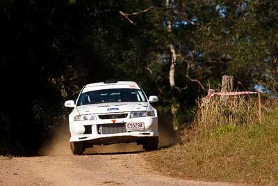 36;31-July-2010;Australia;Chris-Baxter;Evo-6;Imbil;Mitsubishi-Lancer;Mitsubishi-Lancer-Evolution-VI;QLD;QRC;Queensland;Queensland-Rally-Championship;Sunshine-Coast;Wayne-Menzies;auto;motorsport;racing;super-telephoto