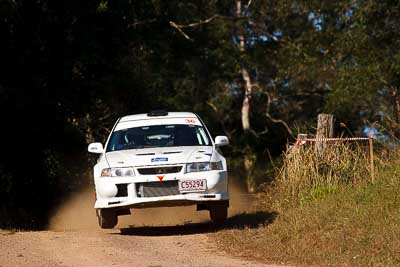 36;31-July-2010;Australia;Chris-Baxter;Evo-6;Imbil;Mitsubishi-Lancer;Mitsubishi-Lancer-Evolution-VI;QLD;QRC;Queensland;Queensland-Rally-Championship;Sunshine-Coast;Wayne-Menzies;auto;motorsport;racing;super-telephoto