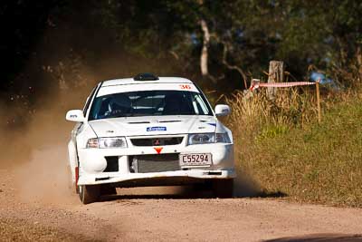 36;31-July-2010;Australia;Chris-Baxter;Evo-6;Imbil;Mitsubishi-Lancer;Mitsubishi-Lancer-Evolution-VI;QLD;QRC;Queensland;Queensland-Rally-Championship;Sunshine-Coast;Wayne-Menzies;auto;motorsport;racing;super-telephoto