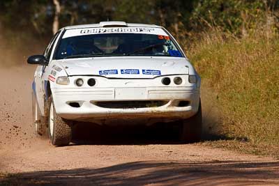 39;31-July-2010;Australia;Ford-Falcon-XR8;Ian-Menzies;Imbil;QLD;QRC;Queensland;Queensland-Rally-Championship;Robert-McGowan;Sunshine-Coast;auto;motorsport;racing;super-telephoto