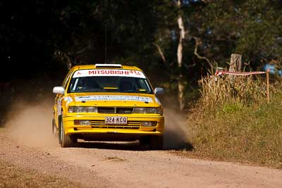 41;31-July-2010;Australia;Imbil;Mitsubishi-Galant-VR4;QLD;QRC;Queensland;Queensland-Rally-Championship;Ross-Cox;Sunshine-Coast;Teresa-Daniels;auto;motorsport;racing;super-telephoto