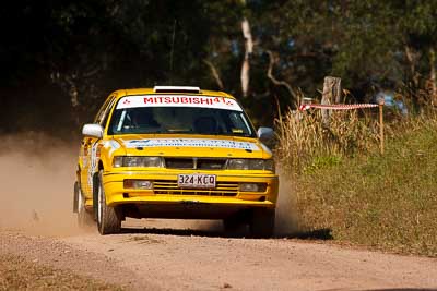 41;31-July-2010;Australia;Imbil;Mitsubishi-Galant-VR4;QLD;QRC;Queensland;Queensland-Rally-Championship;Ross-Cox;Sunshine-Coast;Teresa-Daniels;auto;motorsport;racing;super-telephoto