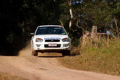 42;31-July-2010;Australia;Greg-Latham;Imbil;QLD;QRC;Queensland;Queensland-Rally-Championship;Stephanie-Booth;Subaru-Impreza-RS;Sunshine-Coast;auto;motorsport;racing;super-telephoto