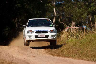 42;31-July-2010;Australia;Greg-Latham;Imbil;QLD;QRC;Queensland;Queensland-Rally-Championship;Stephanie-Booth;Subaru-Impreza-RS;Sunshine-Coast;auto;motorsport;racing;super-telephoto