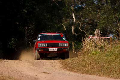 43;31-July-2010;Andrew-Rask;Australia;Datsun-Stanza;Donna-Rask;Imbil;QLD;QRC;Queensland;Queensland-Rally-Championship;Sunshine-Coast;auto;motorsport;racing;super-telephoto