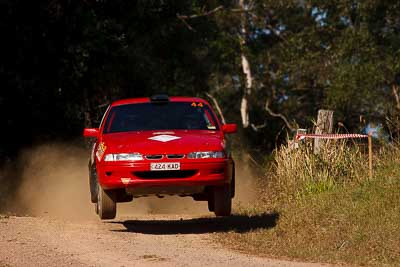 44;31-July-2010;Australia;Holden-Commodore-VS;Imbil;Jamie-Macfarlane;QLD;QRC;Queensland;Queensland-Rally-Championship;Sunshine-Coast;Terry-ODonnell;auto;motorsport;racing;super-telephoto