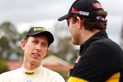 31-July-2010;APRC;Asia-Pacific-Rally-Championship;Australia;Brendan-Reeves;Imbil;QLD;Queensland;Sunshine-Coast;Topshot;auto;motorsport;portrait;racing;service-centre;service-park;telephoto