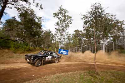 61;31-July-2010;Australia;Ford-Escort-Mk-II;Imbil;Lisa-Dunkerton;QLD;Queensland;Ross-Dunkerton;Sunshine-Coast;auto;classic;historic;motorsport;racing;vintage;wide-angle