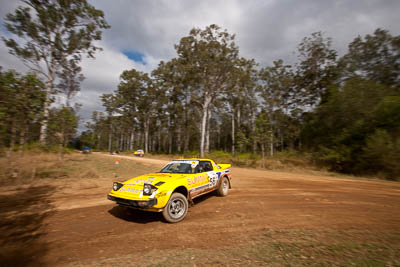 56;31-July-2010;Australia;Imbil;Mazda-RX‒7;Pedders-Rally-Team;QLD;Queensland;Rian-Calder;Sunshine-Coast;Will-Orders;auto;classic;historic;motorsport;racing;vintage;wide-angle