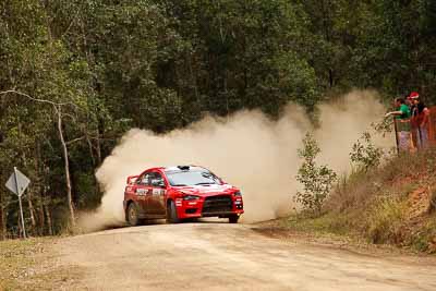 1;31-July-2010;APRC;Asia-Pacific-Rally-Championship;Australia;Chris-Murphy;Evo-10;Imbil;Katsu-Taguchi;Mitsubishi-Lancer;Mitsubishi-Lancer-Evolution-X;QLD;Queensland;Sunshine-Coast;Team-MRF;auto;motorsport;racing;telephoto