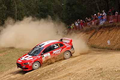 1;31-July-2010;APRC;Asia-Pacific-Rally-Championship;Australia;Chris-Murphy;Evo-10;Imbil;Katsu-Taguchi;Mitsubishi-Lancer;Mitsubishi-Lancer-Evolution-X;QLD;Queensland;Sunshine-Coast;Team-MRF;auto;motorsport;racing;telephoto