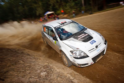 15;31-July-2010;ARC;Australia;Australian-Rally-Championship;Imbil;QLD;Queensland;Rebecca-Smart;Ryan-Smart;Sunshine-Coast;Toyota-Corolla-Sportivo;auto;motorsport;racing;wide-angle