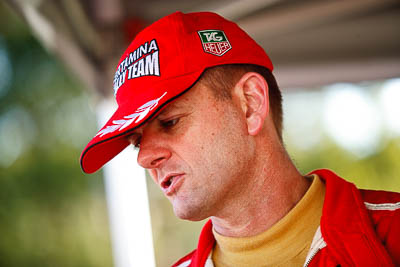 31-July-2010;APRC;Asia-Pacific-Rally-Championship;Australia;Imbil;QLD;Queensland;Scott-Beckwith;Sunshine-Coast;auto;motorsport;portrait;racing;service-centre;service-park;telephoto