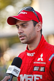 31-July-2010;APRC;Asia-Pacific-Rally-Championship;Australia;Gaurav-Gill;Imbil;QLD;Queensland;Sunshine-Coast;auto;motorsport;portrait;racing;service-centre;service-park;telephoto