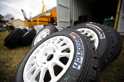 1-August-2010;APRC;Asia-Pacific-Rally-Championship;Australia;BF-Goodrich;Imbil;QLD;Queensland;Sunshine-Coast;auto;motorsport;racing;service-centre;service-park;tyres;wide-angle