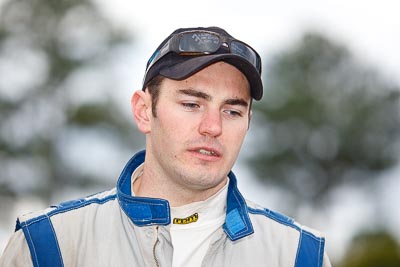 1-August-2010;APRC;Asia-Pacific-Rally-Championship;Australia;Imbil;Nathan-Quinn;QLD;Queensland;Sunshine-Coast;auto;motorsport;portrait;racing;service-centre;service-park;telephoto